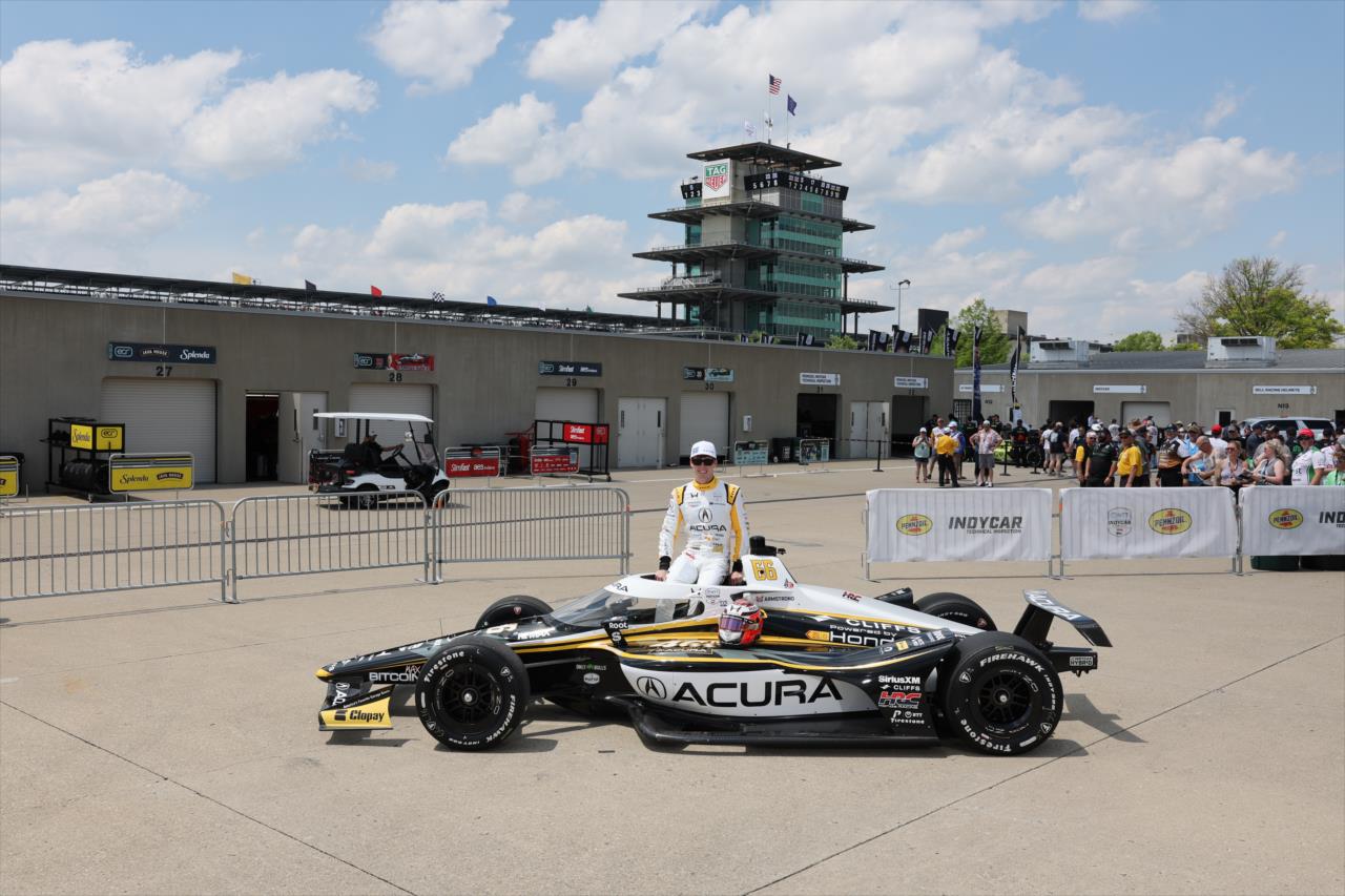 Marcus Armstrong - Indianapolis 500 Qualification Photo - By: Travis Hinkle -- Photo by: Travis Hinkle